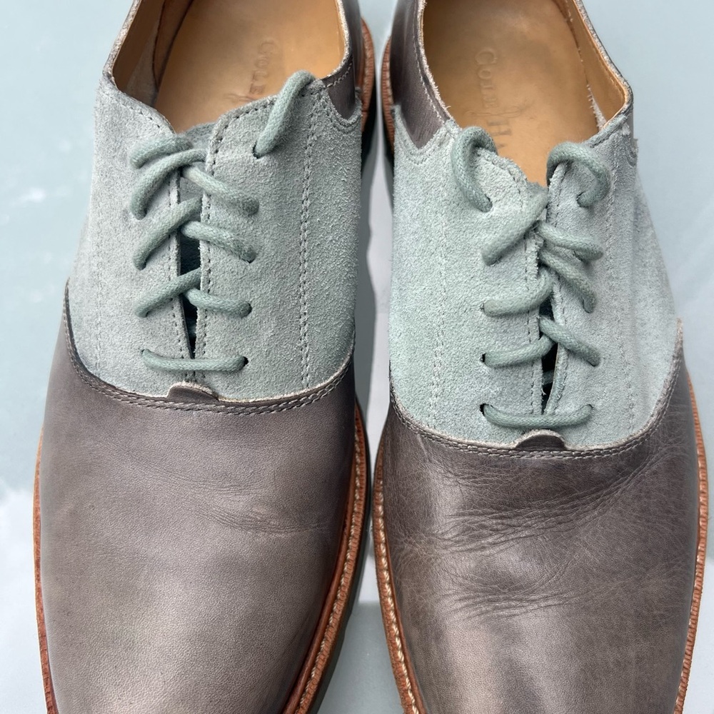 Vibram Men's Gray and Brown Oxfords